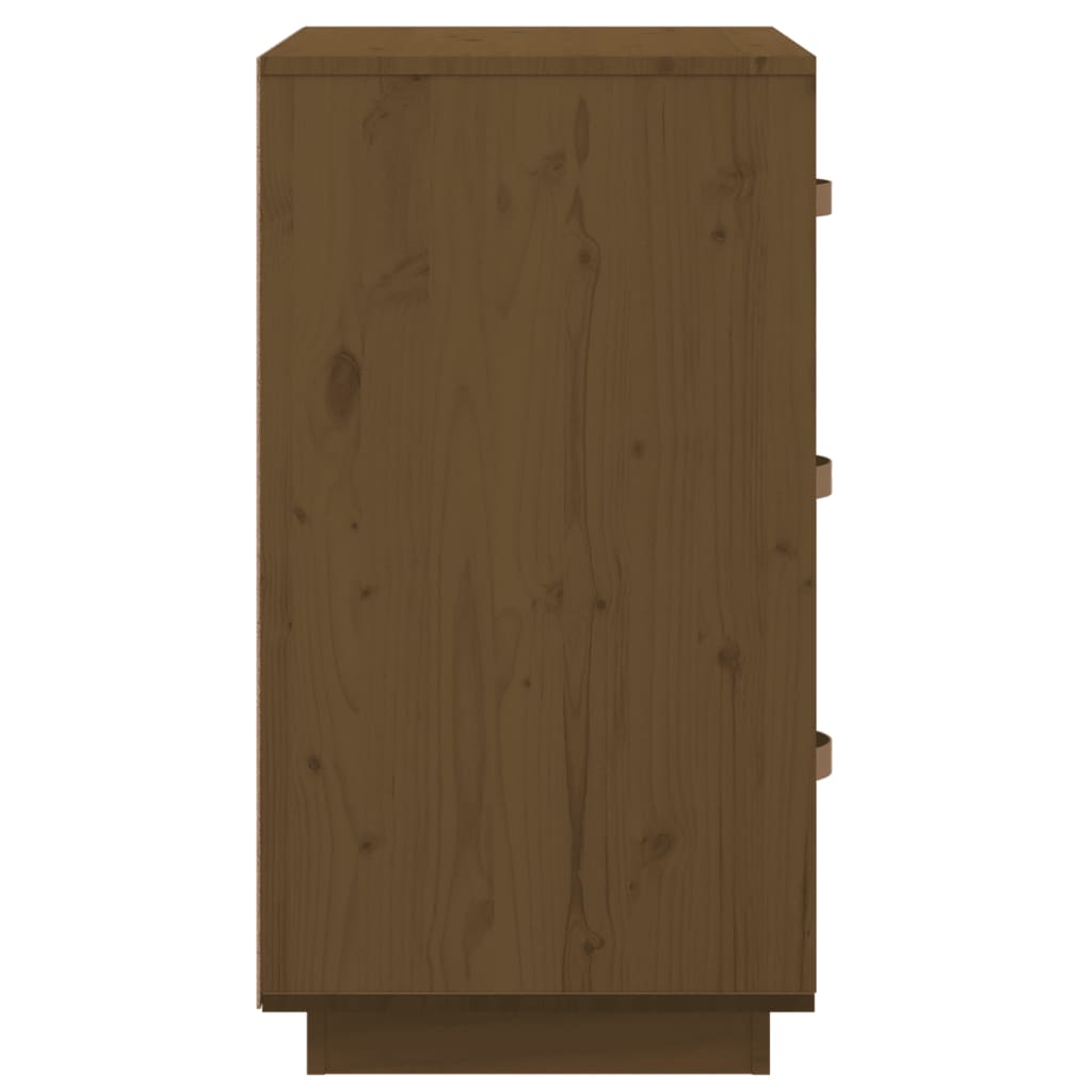 Tables de chevet 2 pcs Marron 40x40x75 cm Bois de pin massif - XIOS