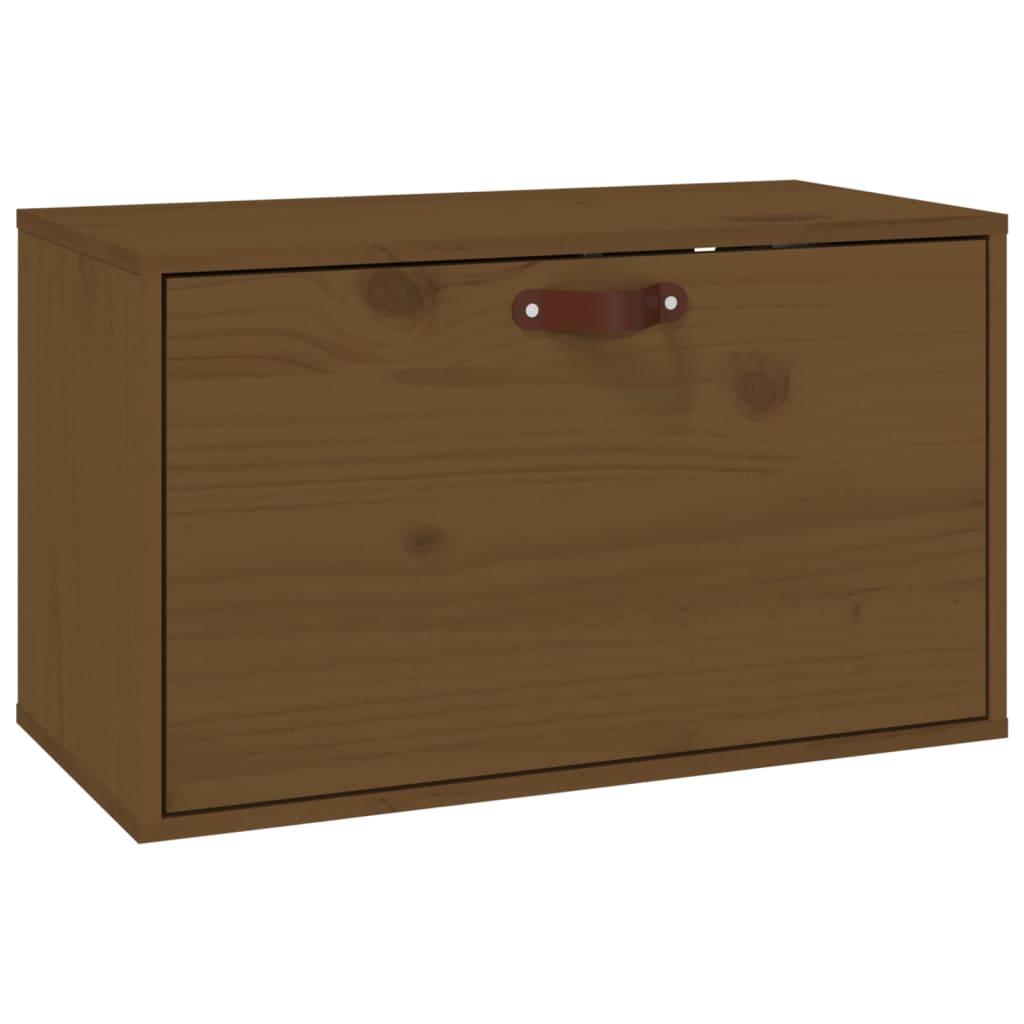 Armoire murale Marron miel 60x30x35 cm Bois de pin massif - XIOS