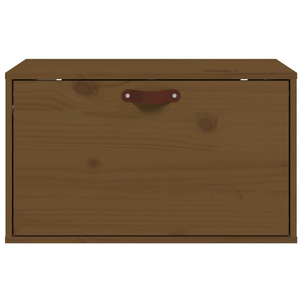 Armoire murale Marron miel 60x30x35 cm Bois de pin massif - XIOS