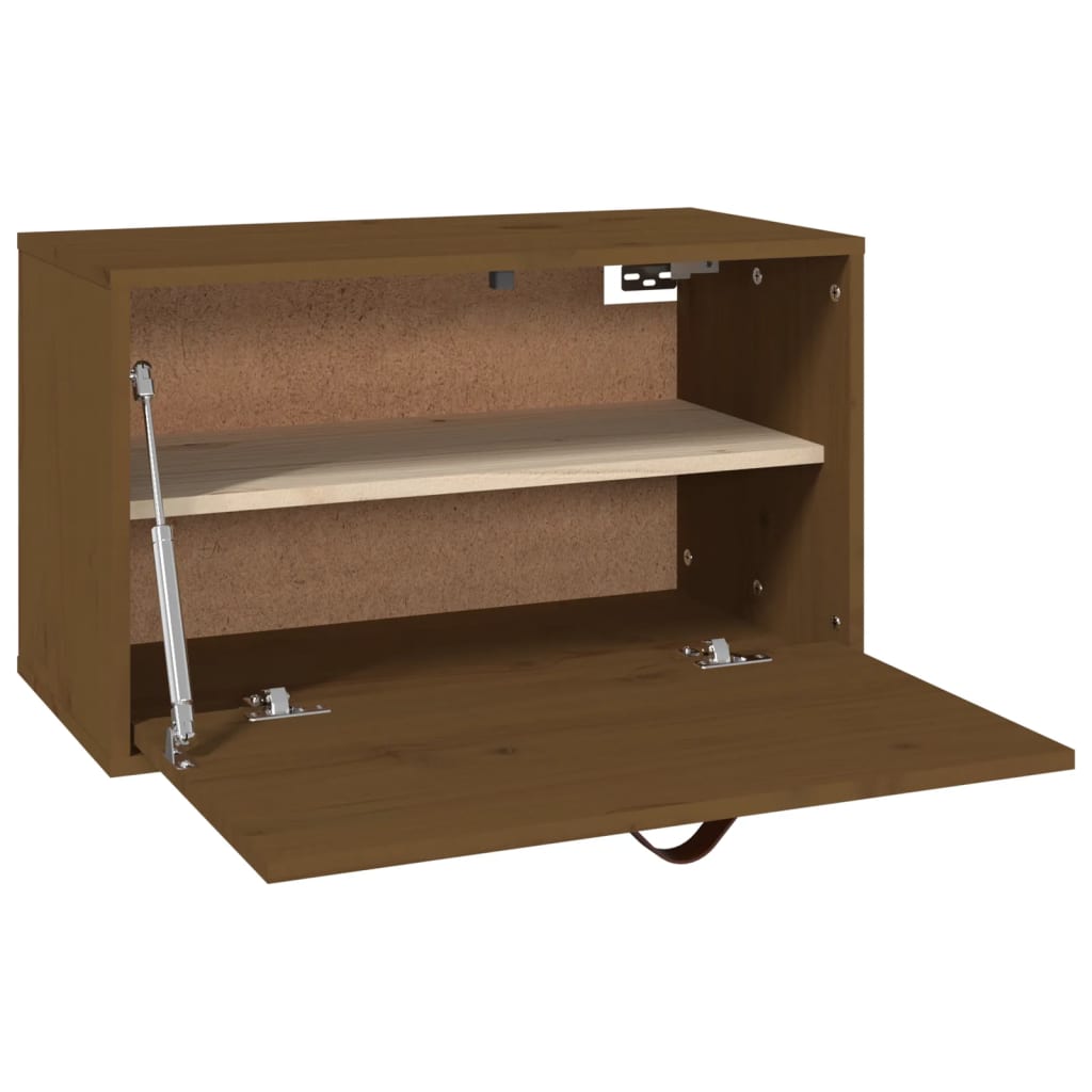 Armoire murale Marron miel 60x30x35 cm Bois de pin massif - XIOS