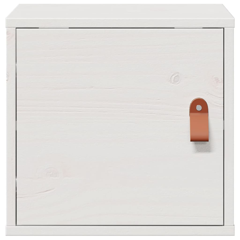 Armoire murale Blanc 31,5x30x30 cm Bois de pin massif