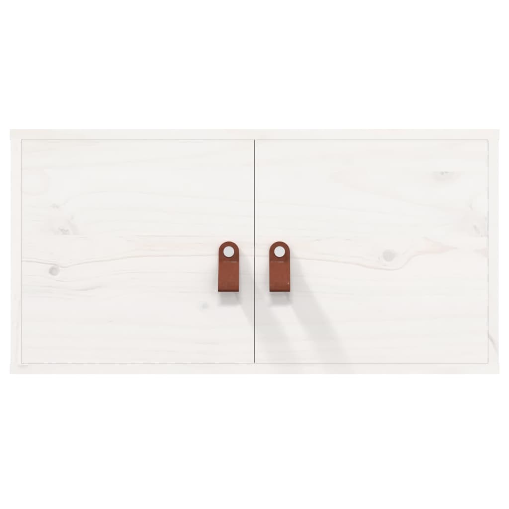 Armoire murale blanc 60x30x30 cm Bois de pin massif - XIOS