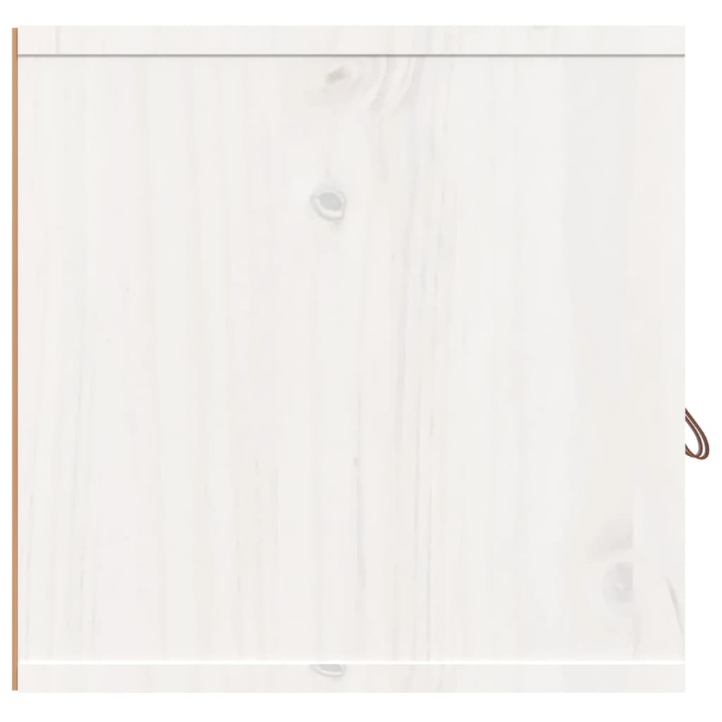 Armoires murales 2 pcs Blanc 80x30x30 cm Bois de pin massif - XIOS