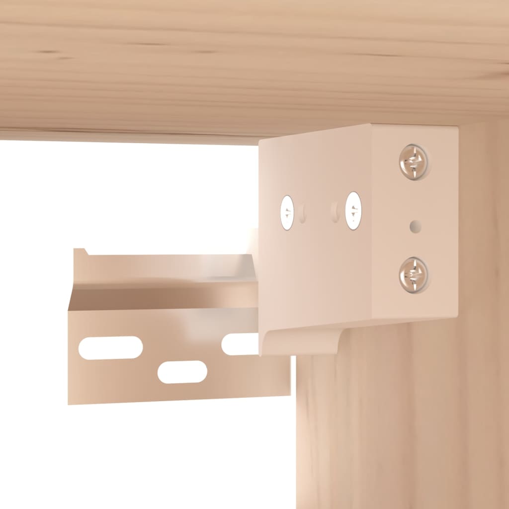 Armoires murales 2 pcs 80x30x30 cm Bois de pin massif - XIOS