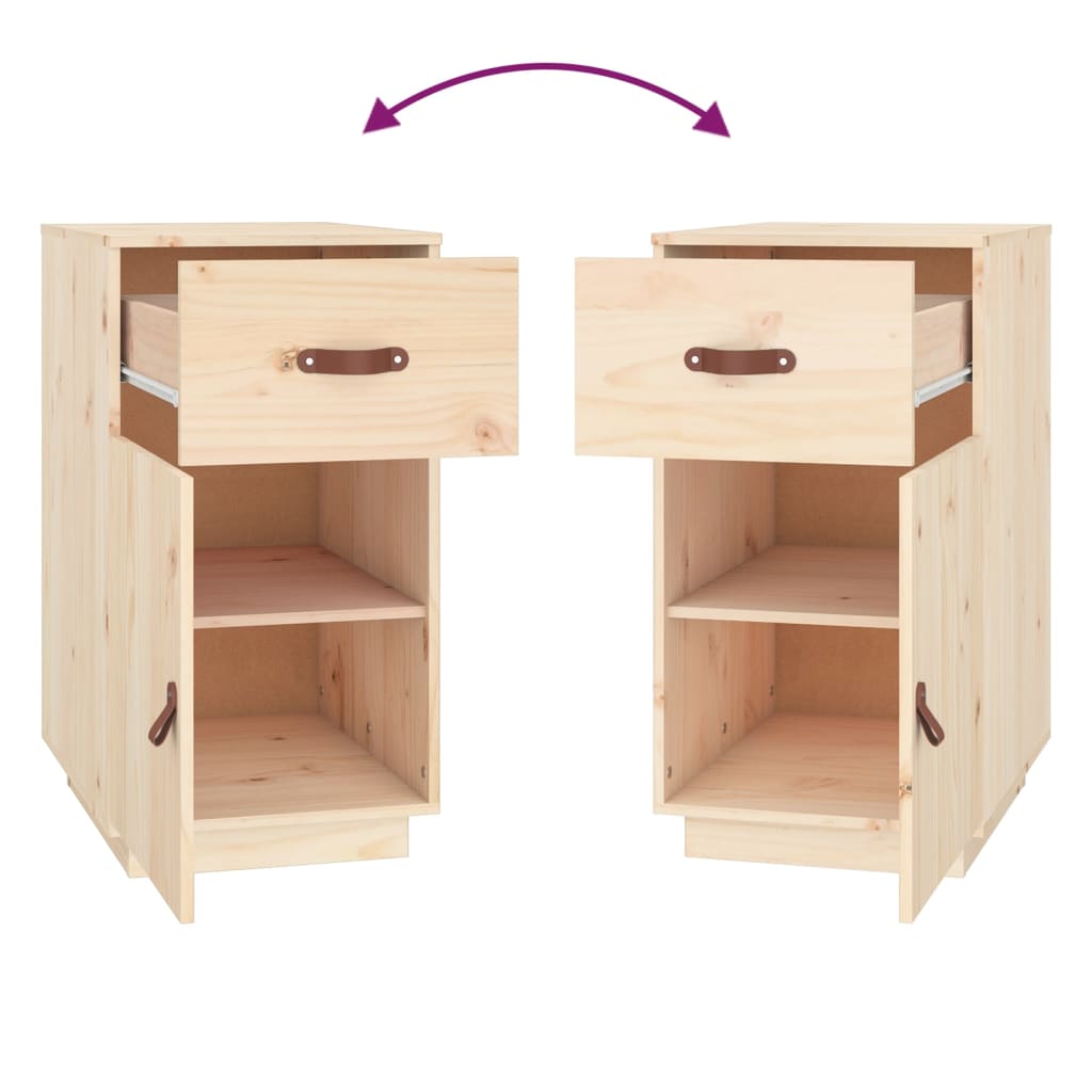 Armoire de bureau 40x50x75 cm Bois massif de pin