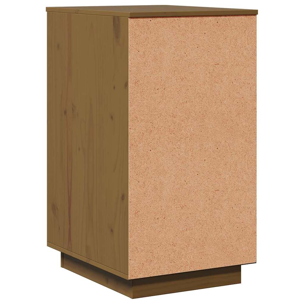 Armoire de bureau Marron miel 40x50x75 cm Bois massif de pin - XIOS