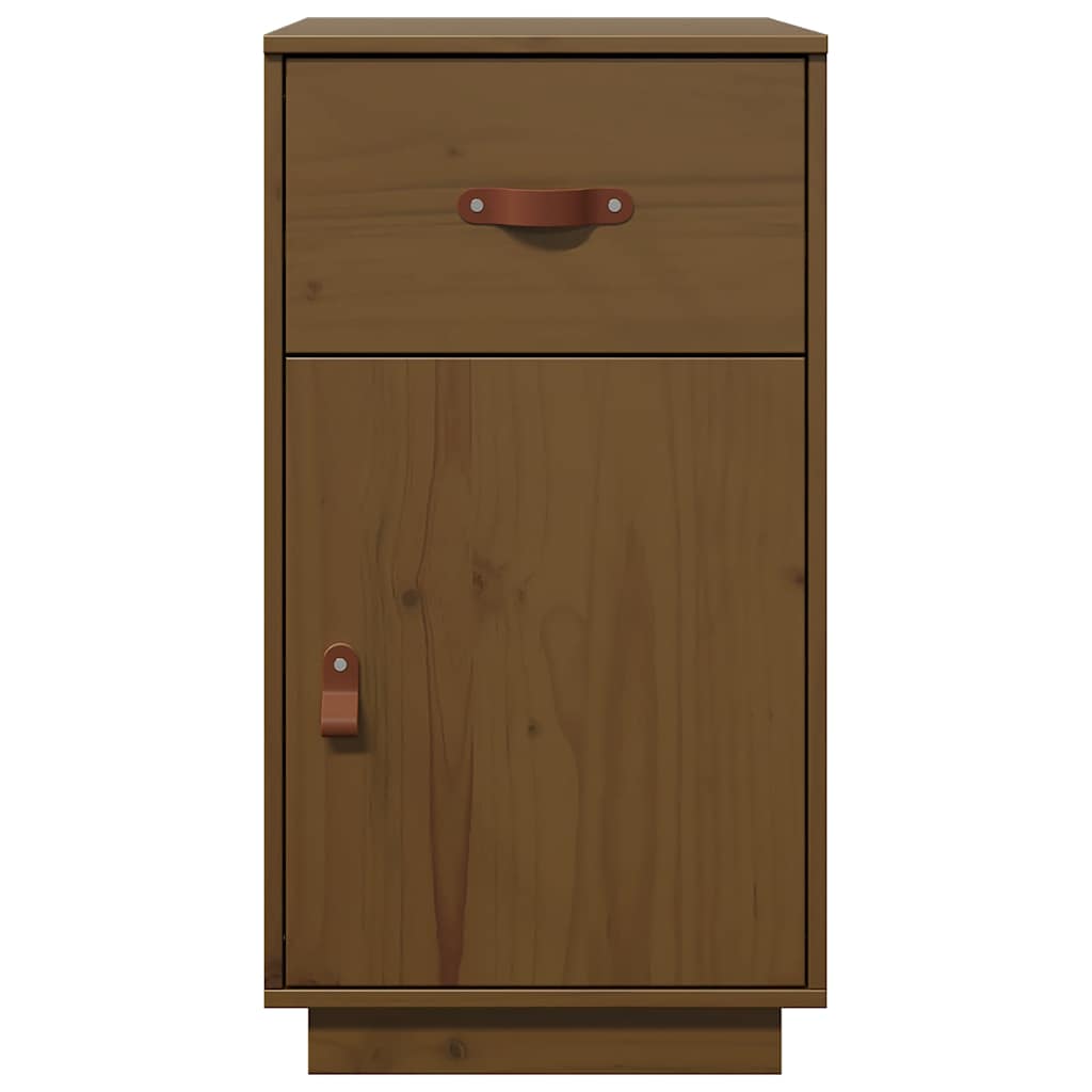 Armoire de bureau Marron miel 40x50x75 cm Bois massif de pin - XIOS