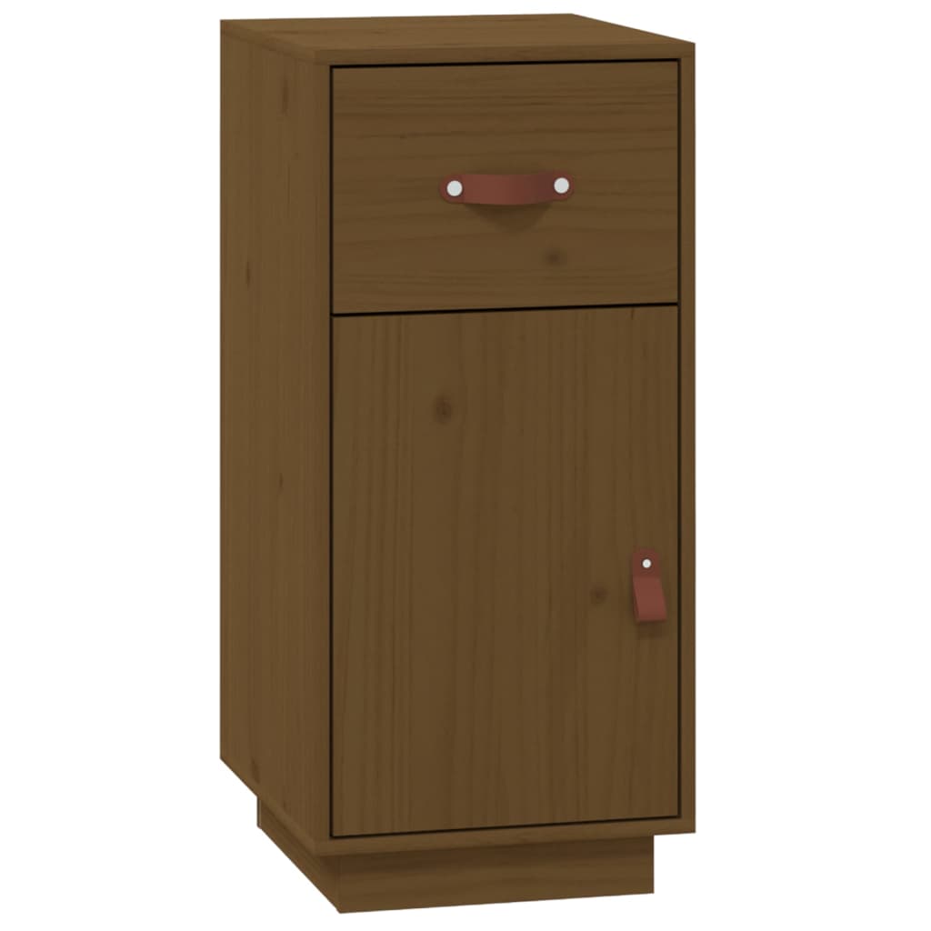 Buffet Marron miel 34x40x75 cm Bois massif de pin - XIOS