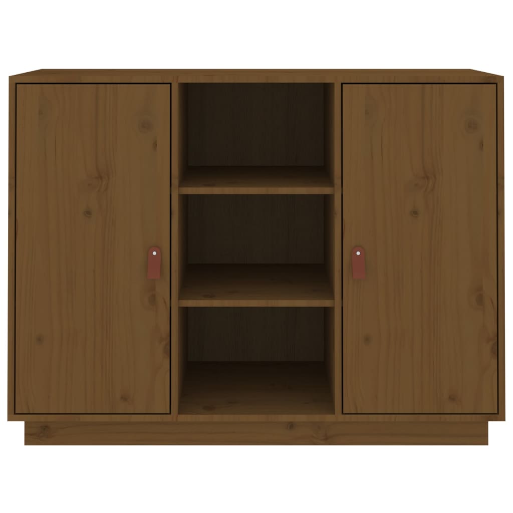 Buffet Marron miel 100x40x75 cm Bois massif de pin - XIOS