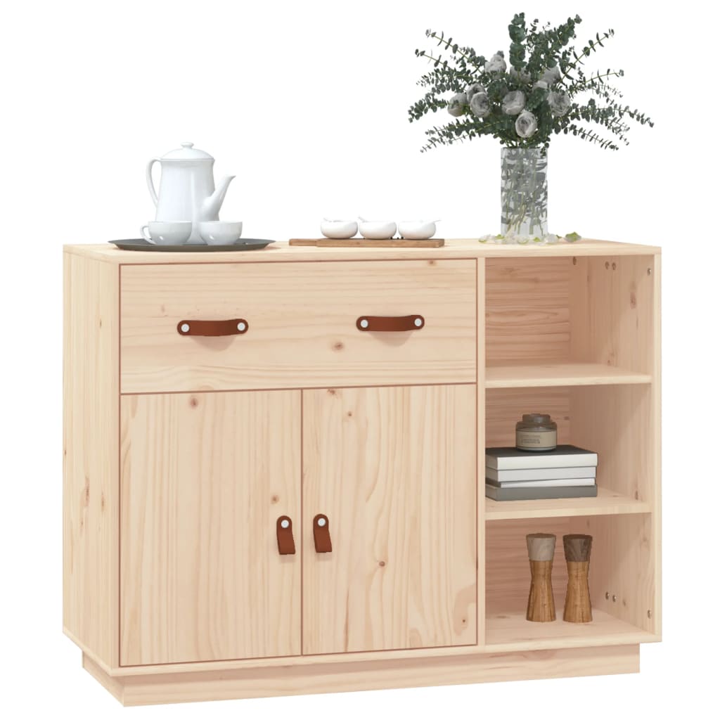 Buffet 98,5x40x75 cm Bois massif de pin - XIOS