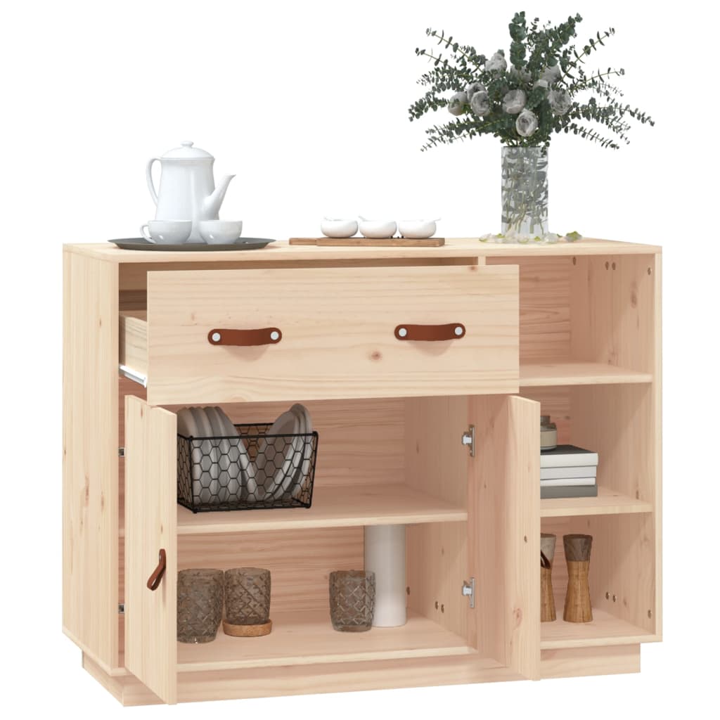 Buffet 98,5x40x75 cm Bois massif de pin - XIOS