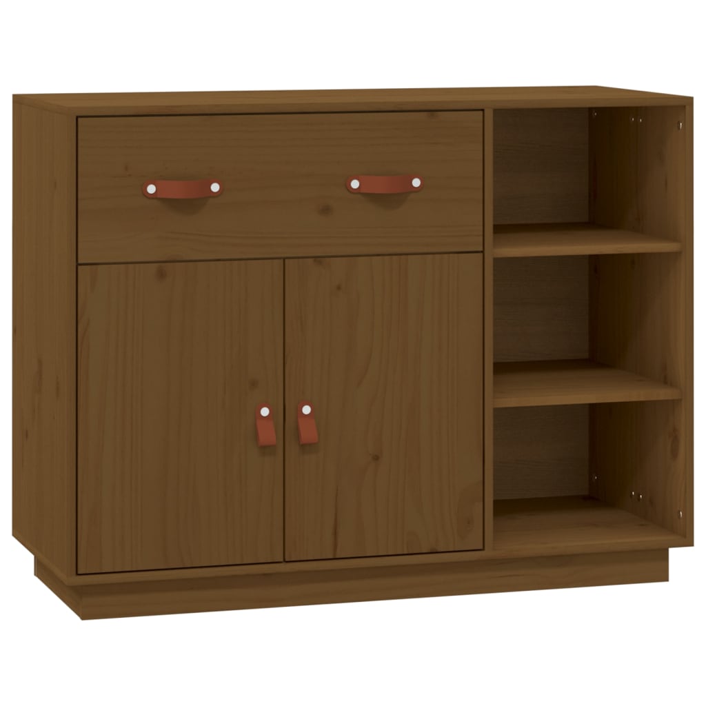 Buffet Marron miel 98,5x40x75 cm Bois massif de pin - XIOS