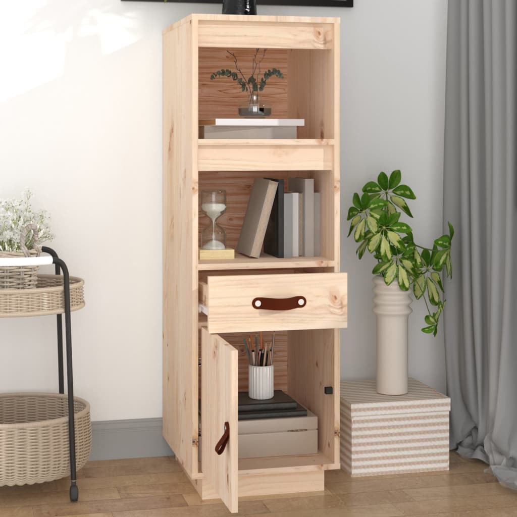 Buffet haut 34x40x108,5 cm Bois massif de pin - XIOS