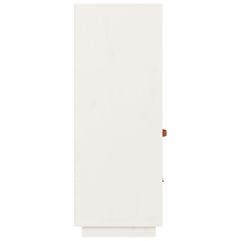 Buffet haut Blanc 67x40x108,5 cm Bois massif de pin - XIOS