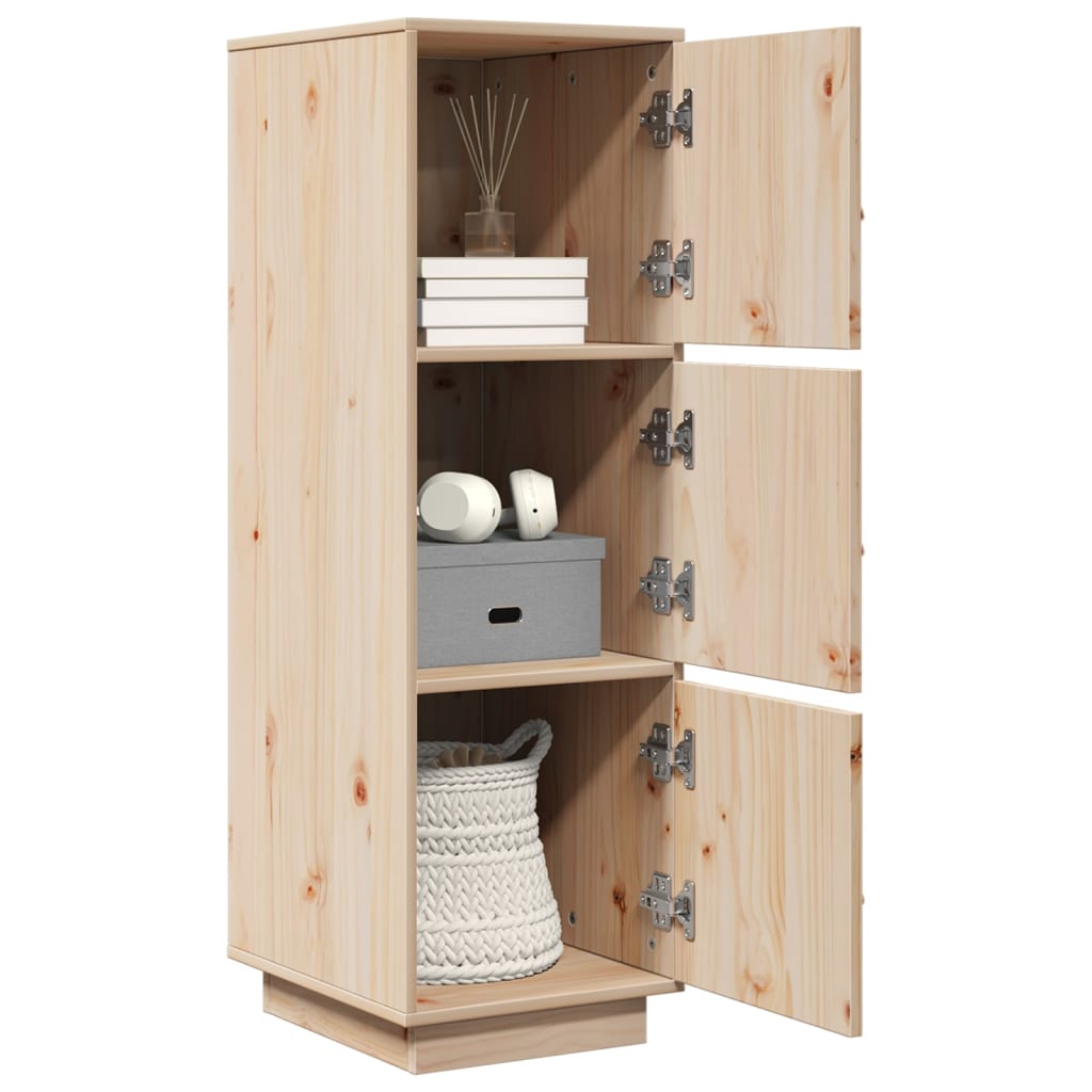 Buffet haut 34x40x108,5 cm Bois massif de pin - XIOS
