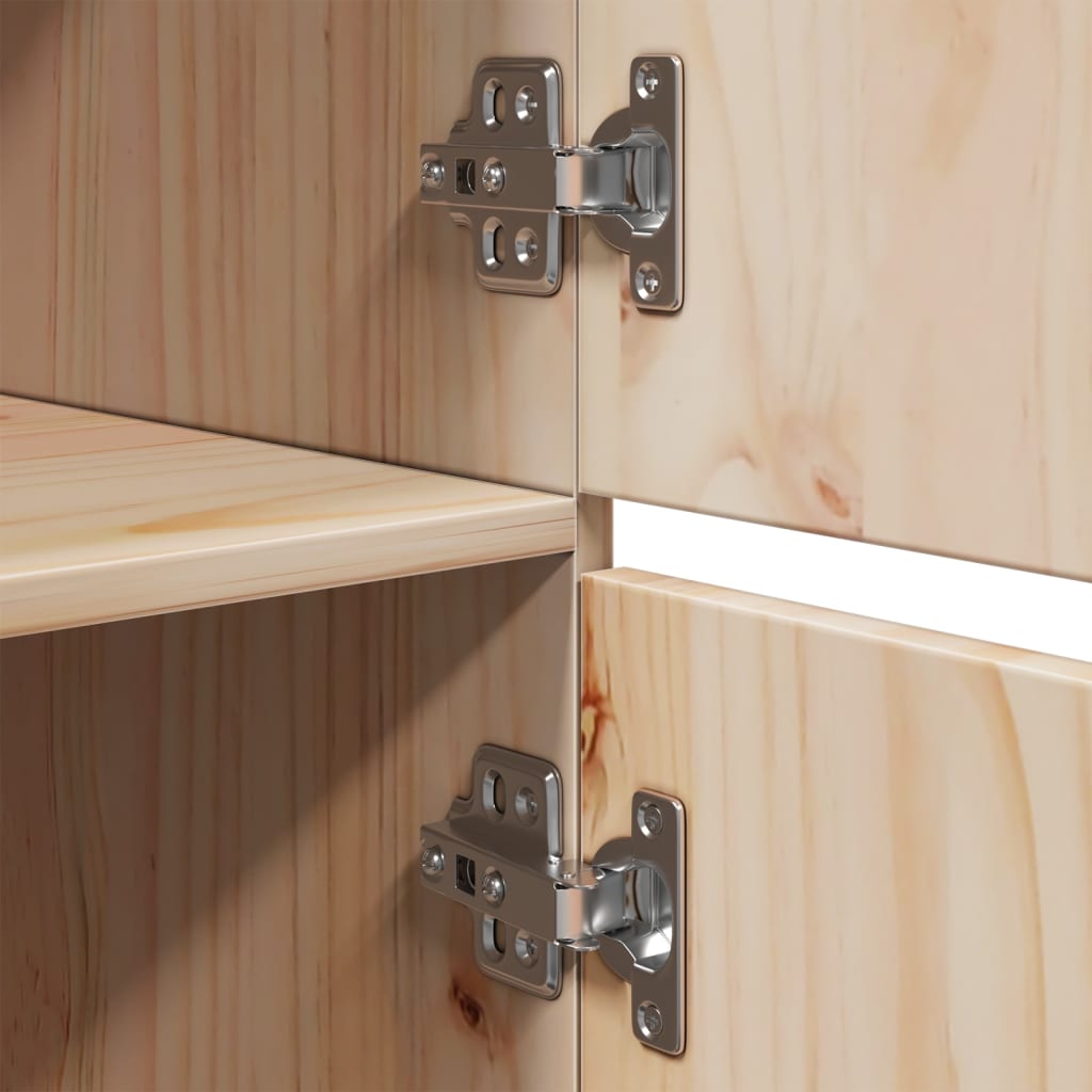 Buffet haut 34x40x108,5 cm Bois massif de pin - XIOS