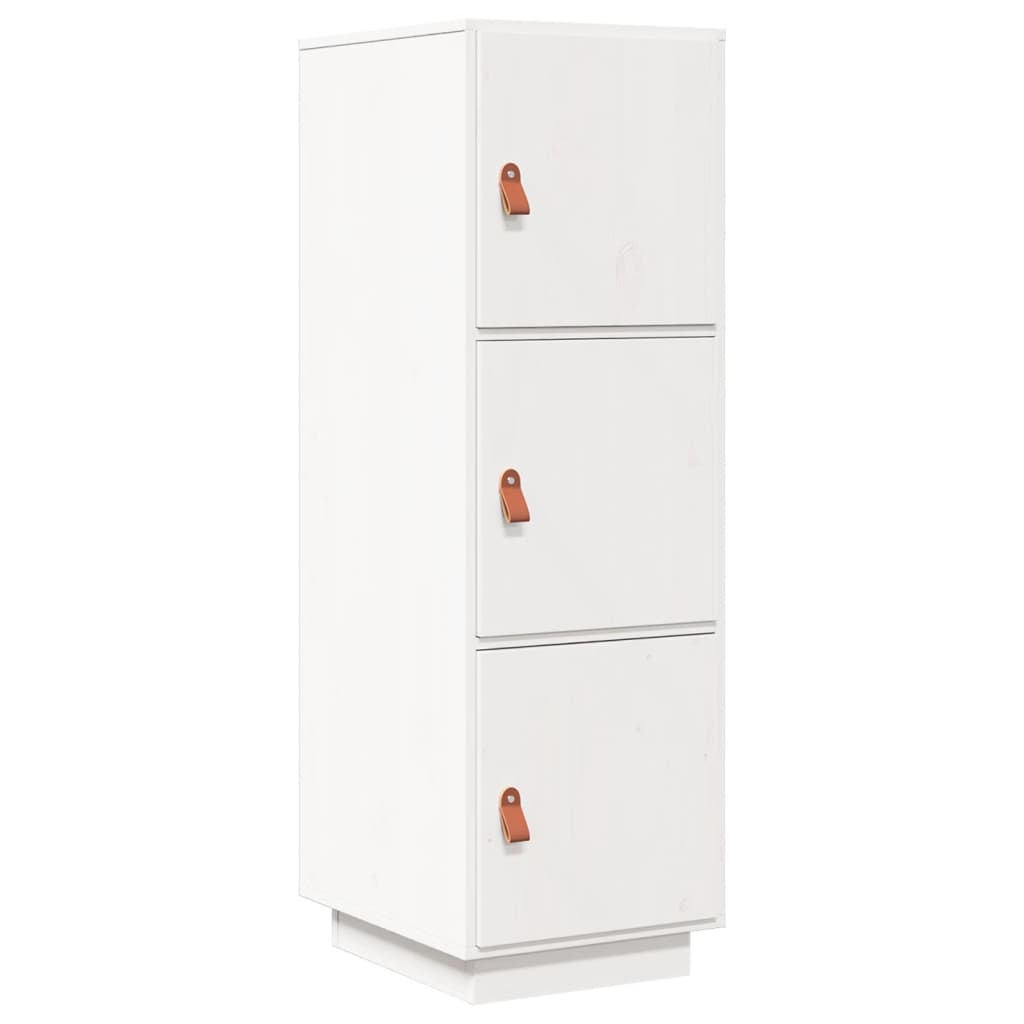 Buffet haut Blanc 34x40x108,5 cm Bois massif de pin Buffets & bahuts vidaXL