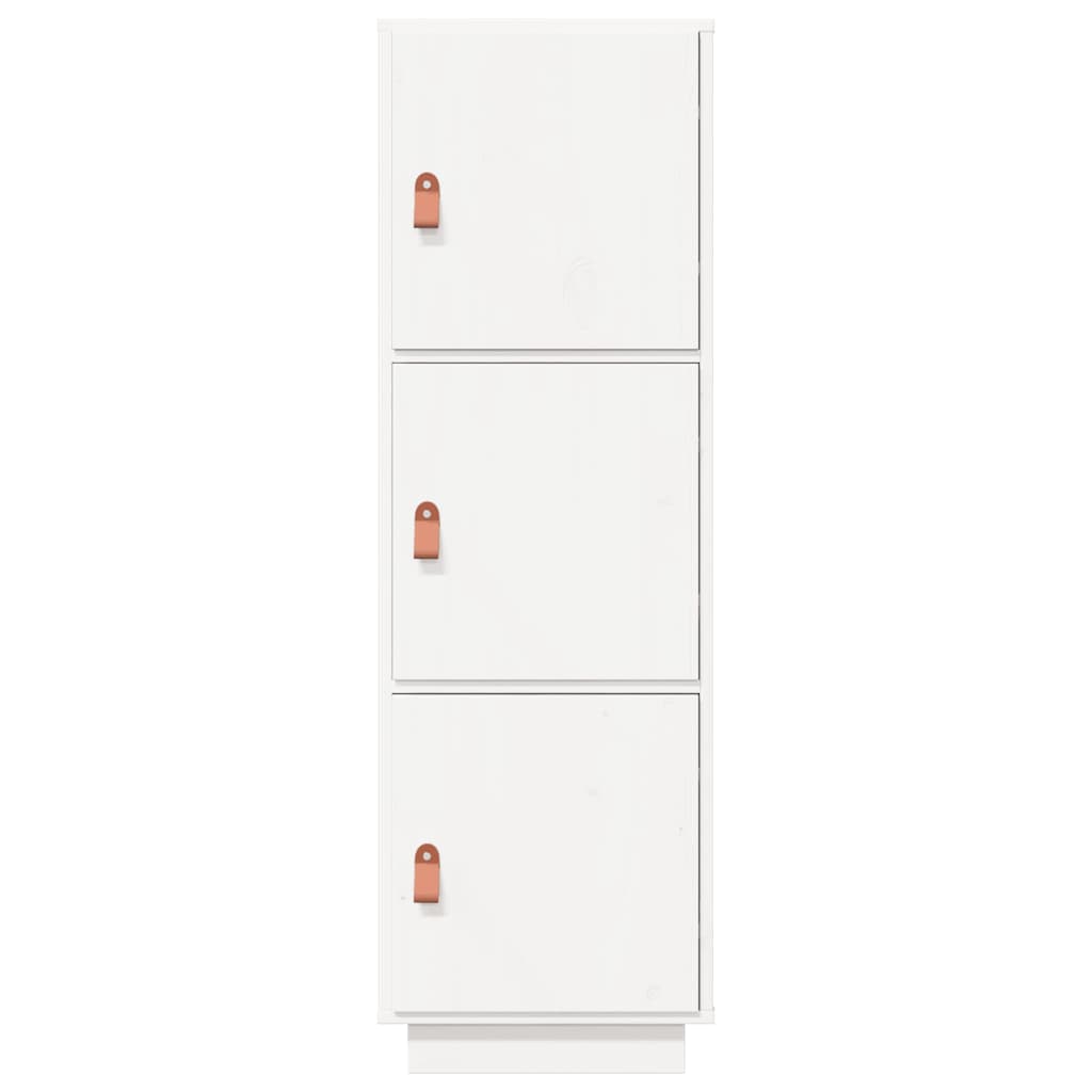 Buffet haut Blanc 34x40x108,5 cm Bois massif de pin Buffets & bahuts vidaXL