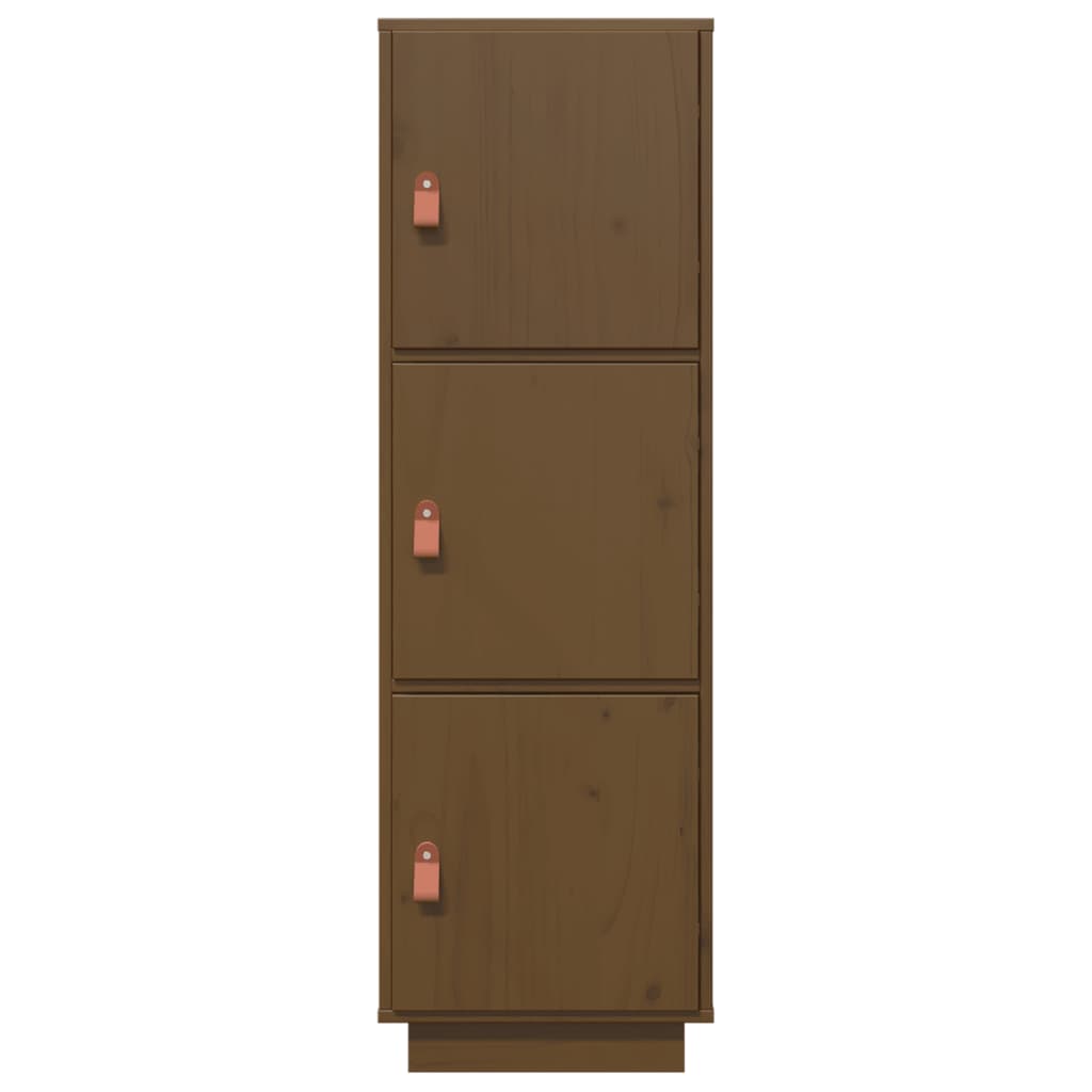 Buffet haut Marron miel 34x40x108,5 cm Bois massif de pin - XIOS