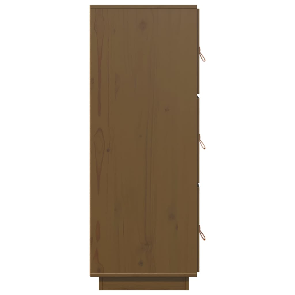 Buffet haut Marron miel 34x40x108,5 cm Bois massif de pin - XIOS