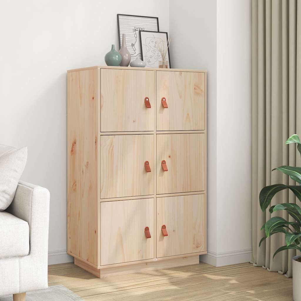 Buffet haut 67x40x108,5 cm Bois massif de pin Buffets & bahuts vidaXL