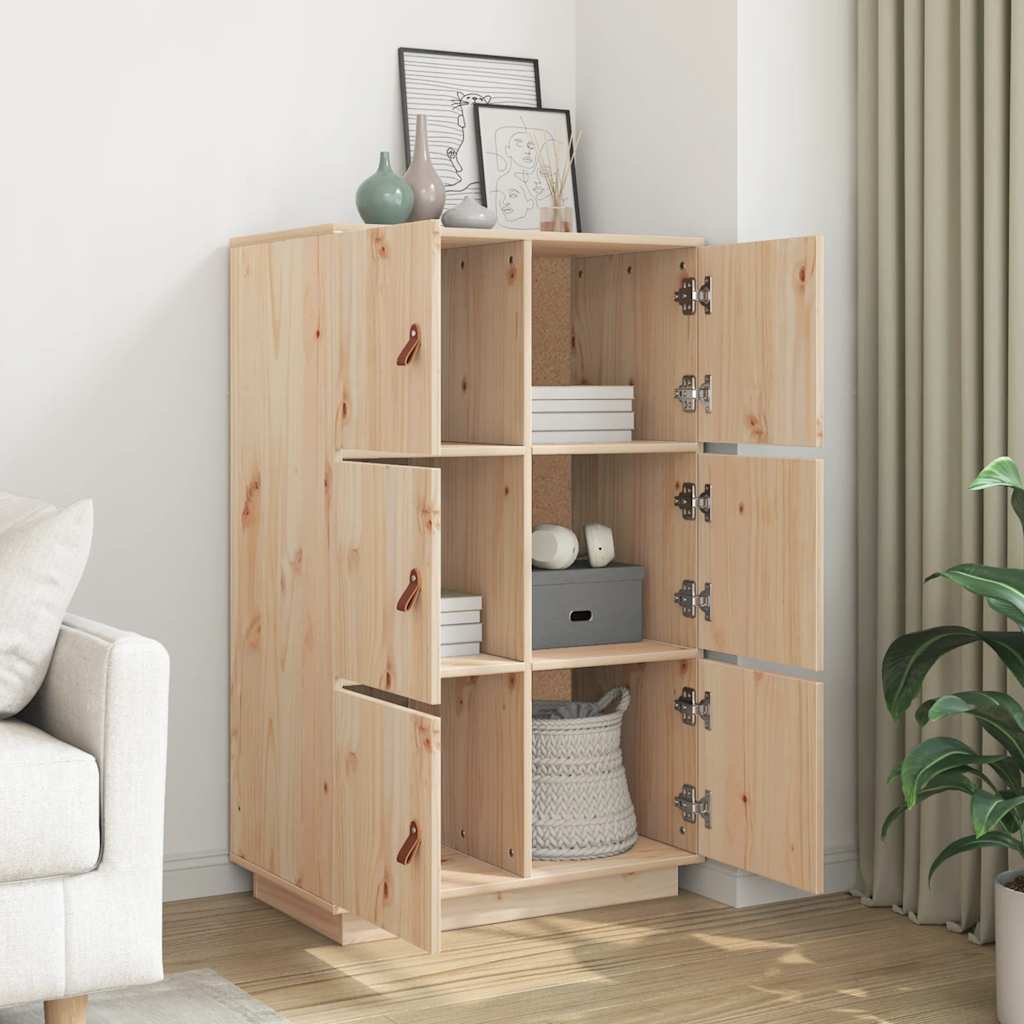 Buffet haut 67x40x108,5 cm Bois massif de pin Buffets & bahuts vidaXL