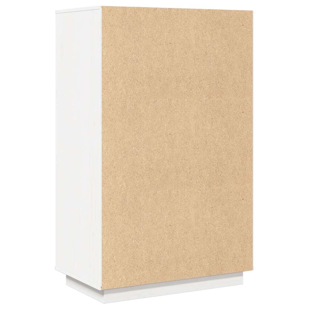 Buffet haut Blanc 67x40x108,5 cm Bois massif de pin Buffets & bahuts vidaXL