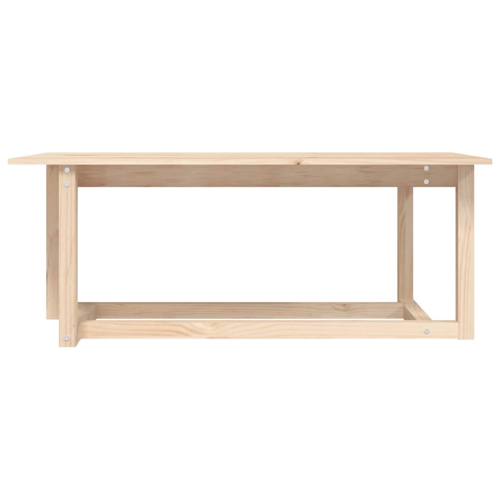 Table basse 110x55x45 cm Bois massif de pin - XIOS