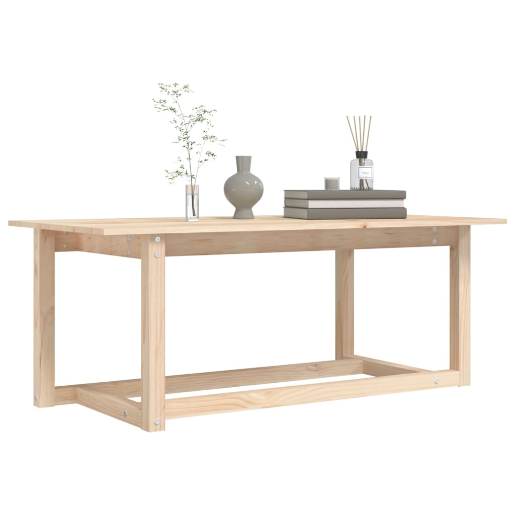 Table basse 110x55x45 cm Bois massif de pin - XIOS