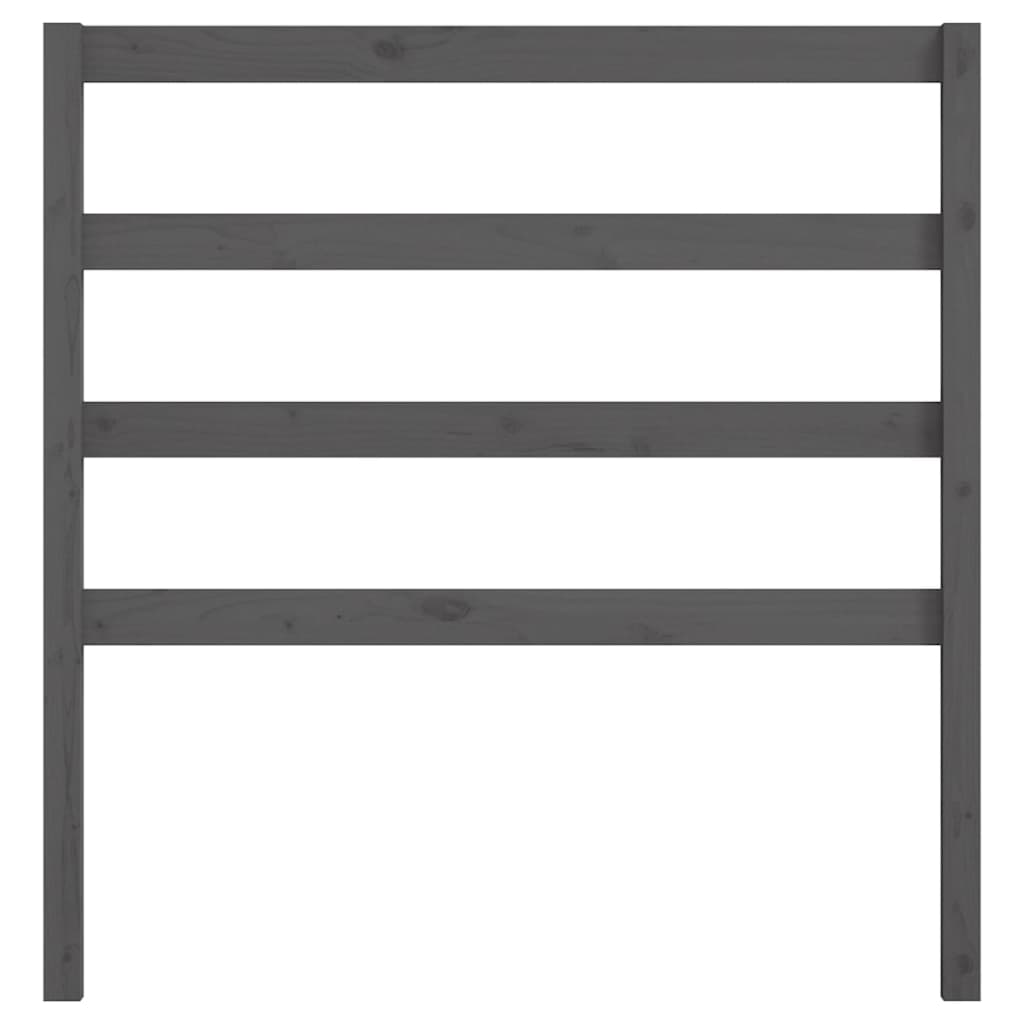 Tête de lit Gris 95x4x100 cm Bois massif de pin - XIOS