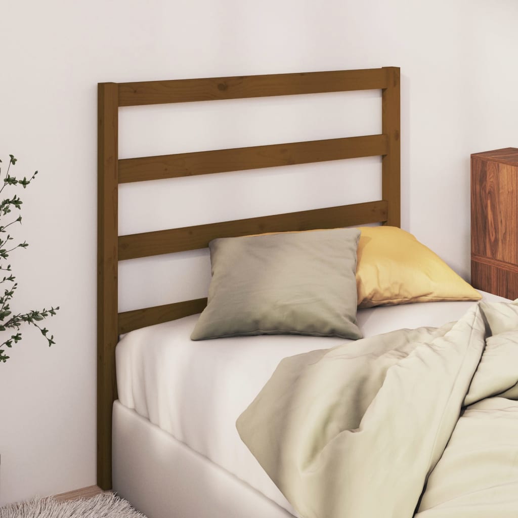 Tête de lit Marron miel 95x4x100 cm Bois massif de pin - XIOS
