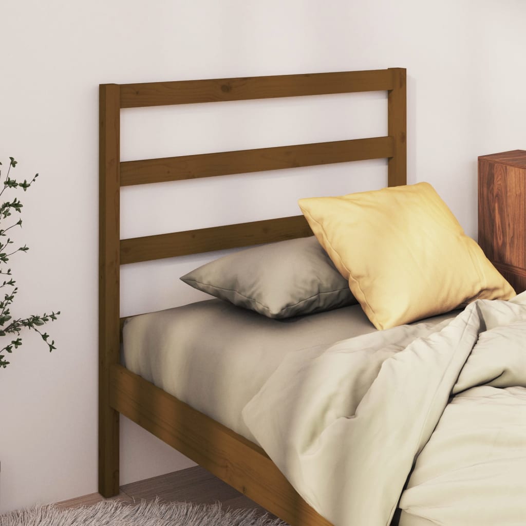 Tête de lit Marron miel 95x4x100 cm Bois massif de pin - XIOS