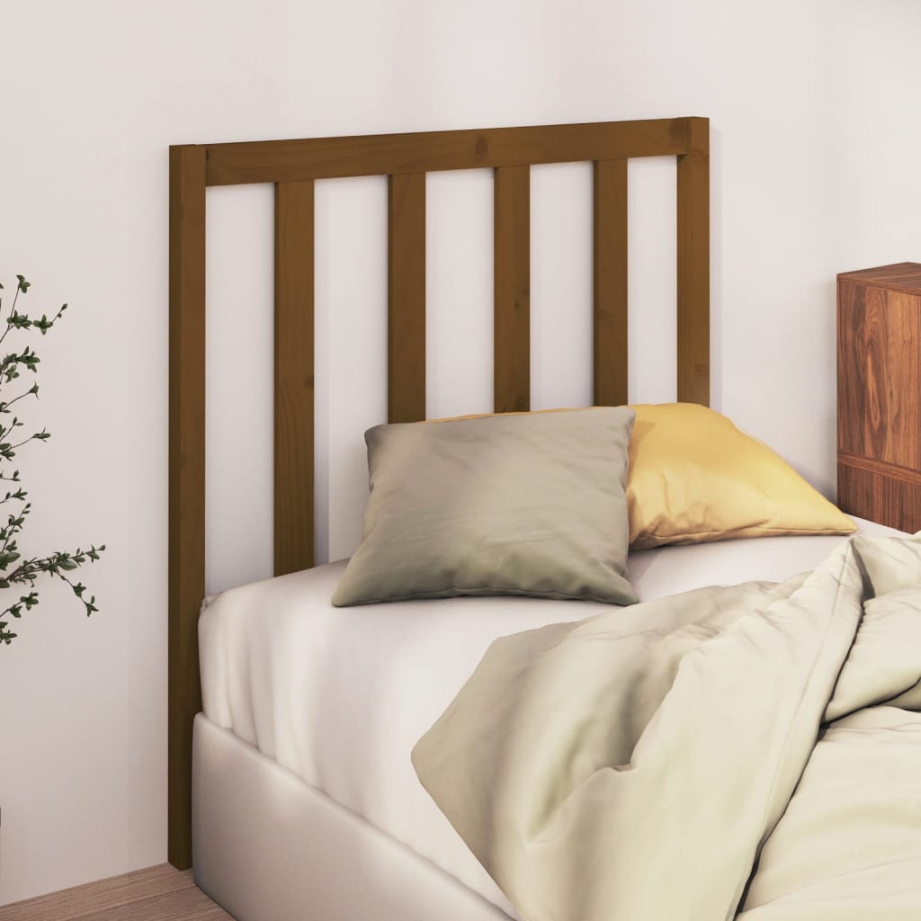 Tête de lit Marron miel 95x4x100 cm Bois massif de pin - XIOS