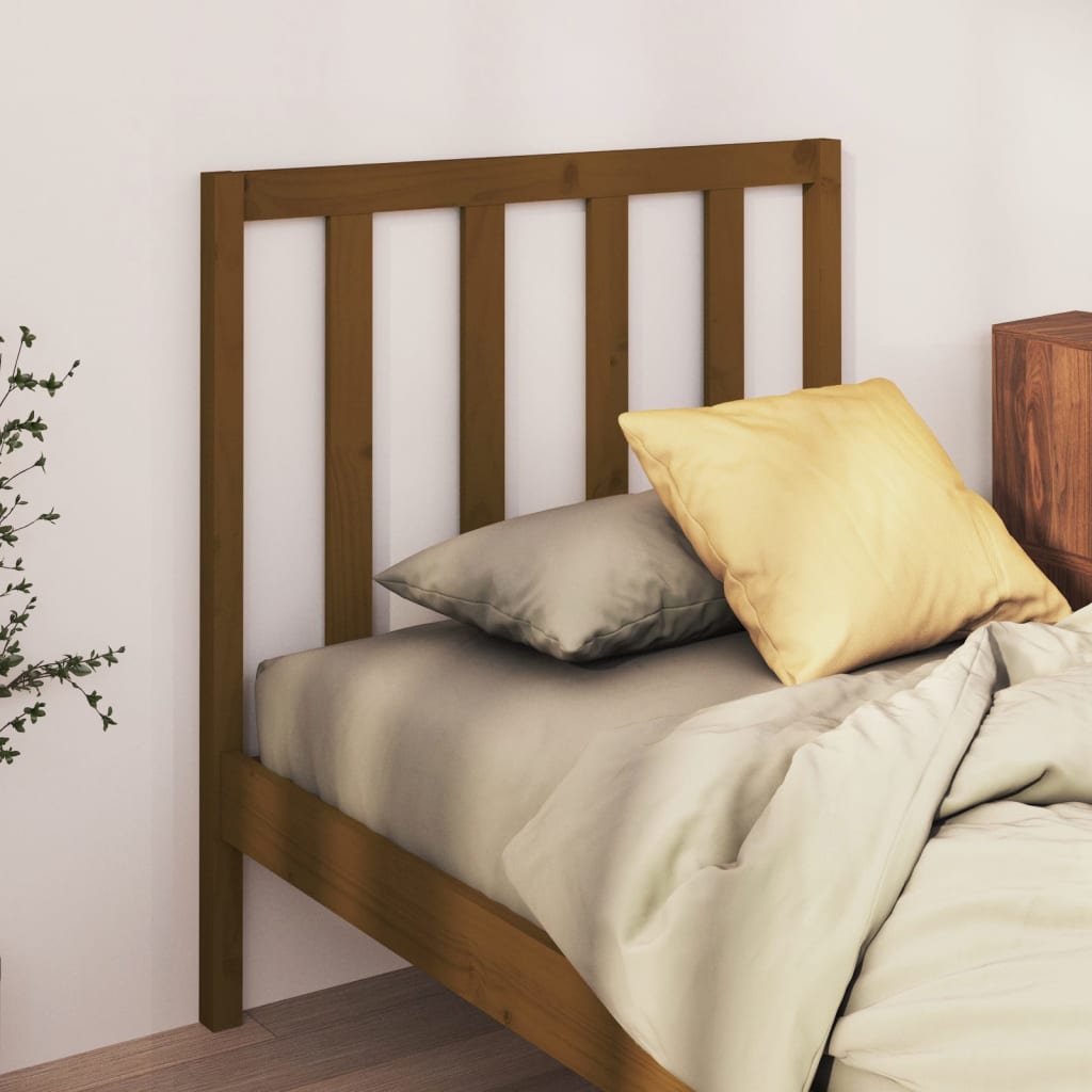 Tête de lit Marron miel 95x4x100 cm Bois massif de pin - XIOS