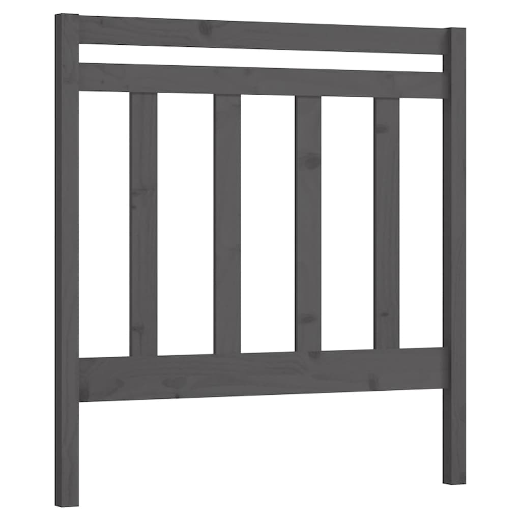 Tête de lit Gris 95x4x100 cm Bois massif de pin - XIOS