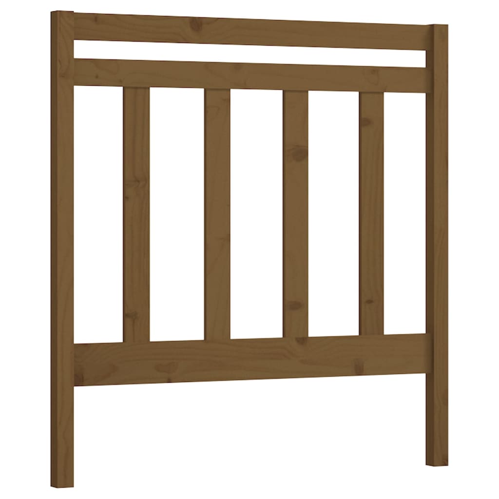 Tête de lit Marron miel 95x4x100 cm Bois massif de pin - XIOS