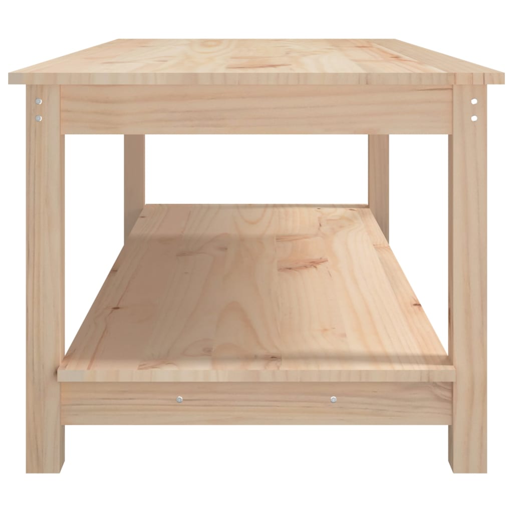 Table basse 110x55x45 cm Bois massif de pin - XIOS