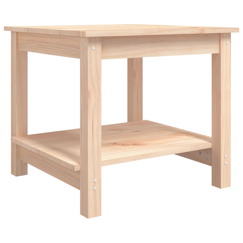 Table basse 50x50x45 cm Bois massif de pin - XIOS