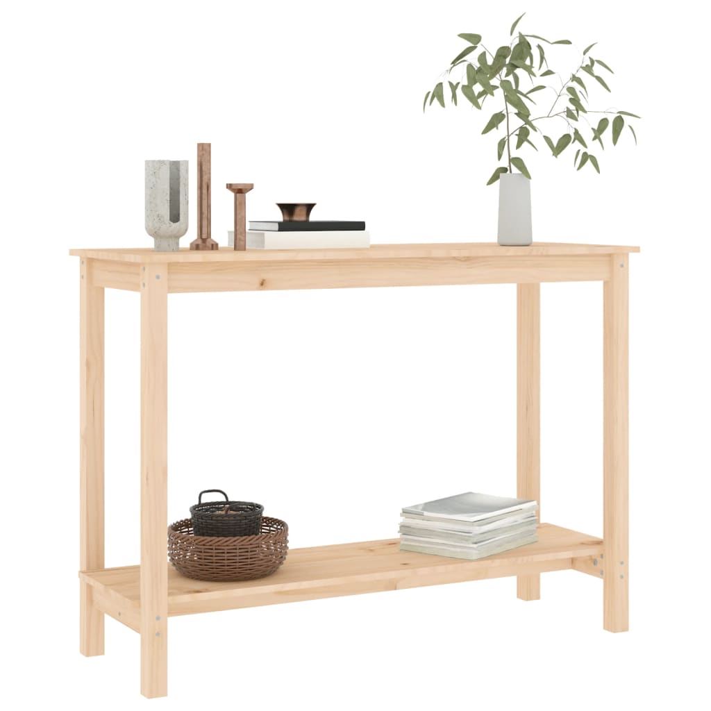 Table console 110x40x80 cm Bois massif de pin - XIOS