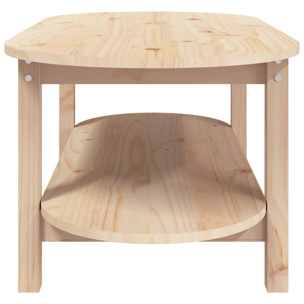 Table basse 110x55x45 cm Bois massif de pin - XIOS
