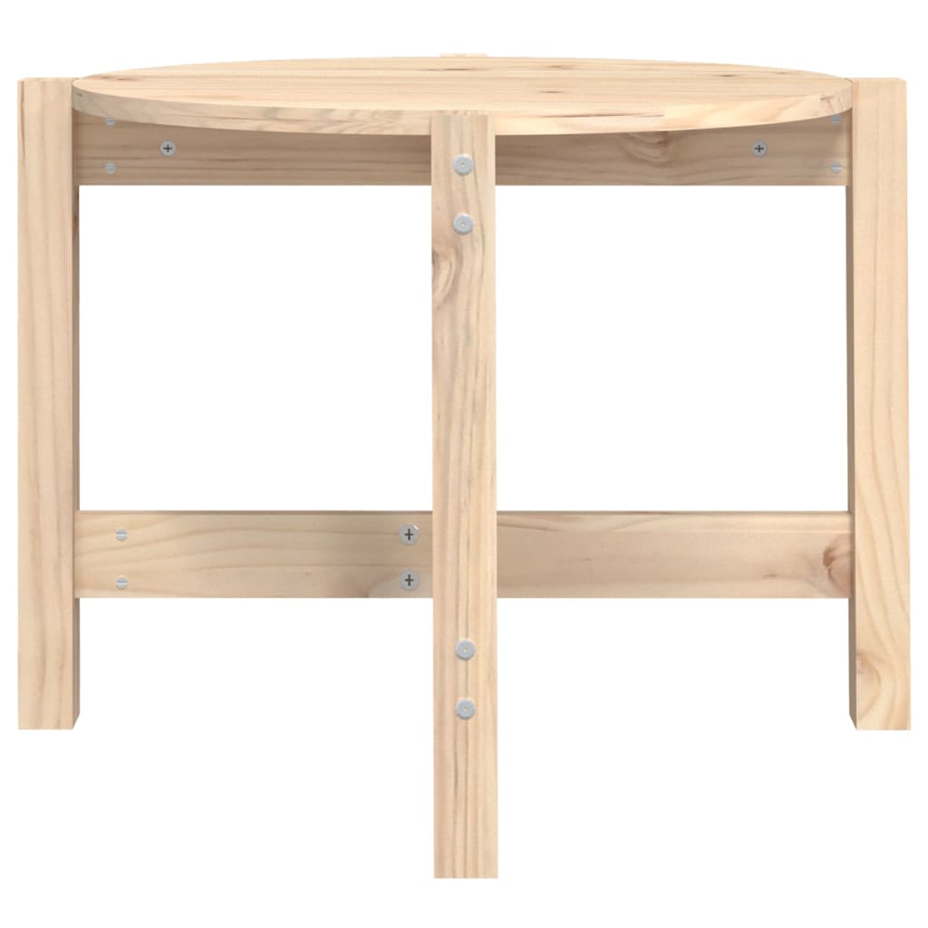 Table basse Ø 62,5x45 cm Bois massif de pin - XIOS