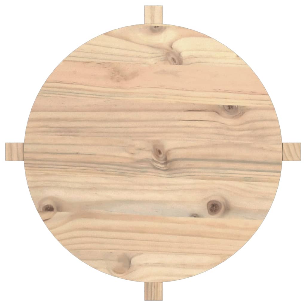 Table basse Ø 62,5x45 cm Bois massif de pin - XIOS