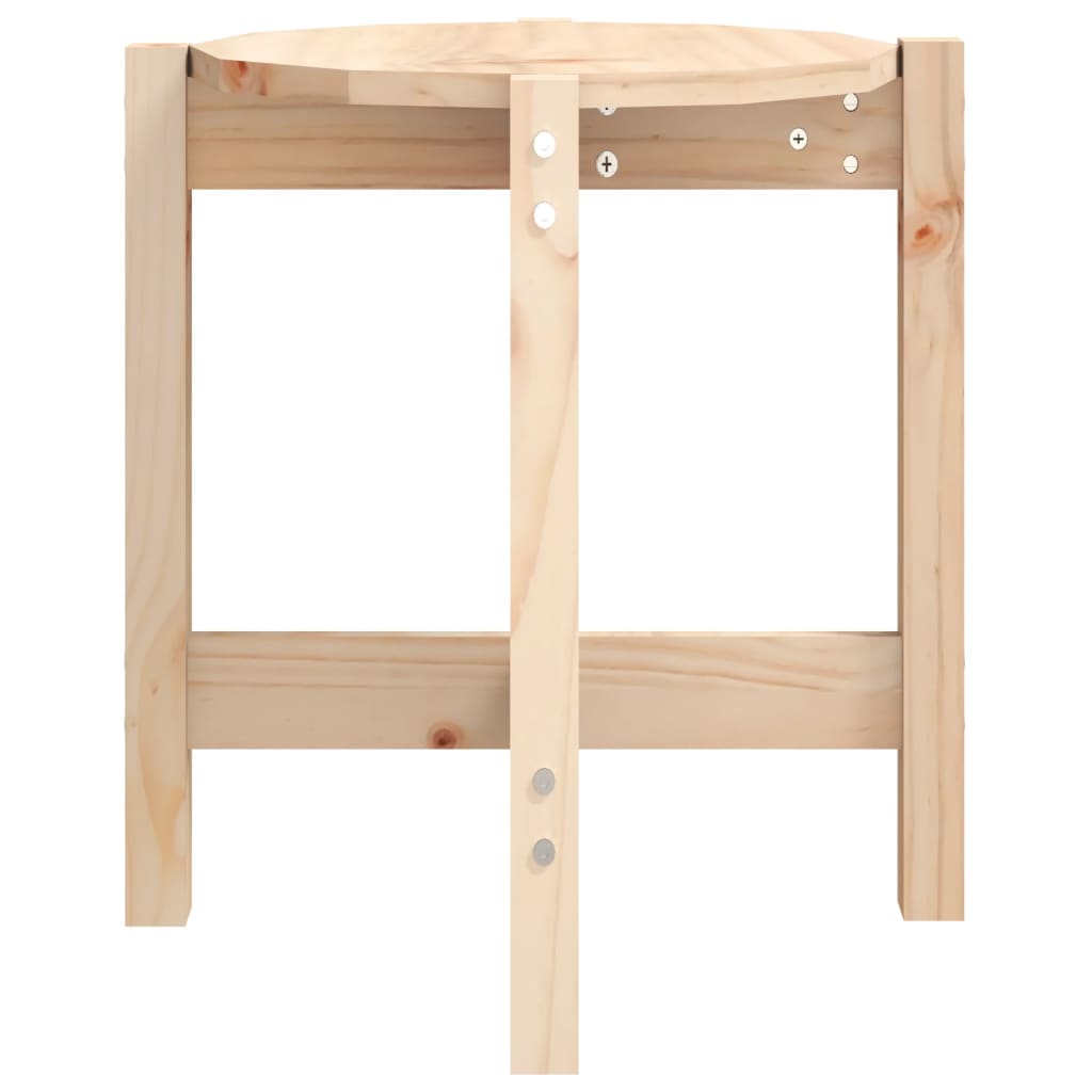 Table basse Ø 42,5x45 cm Bois massif de pin - XIOS