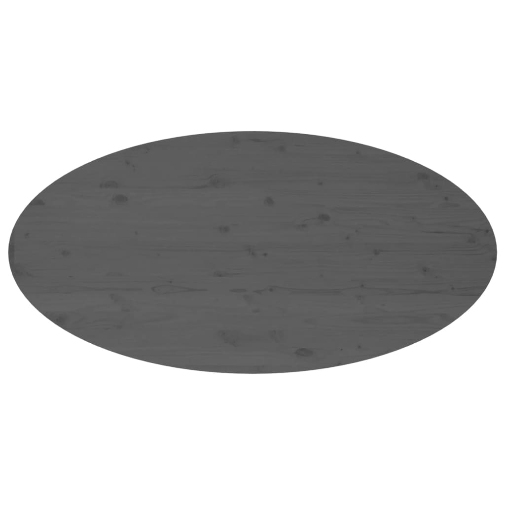 Table basse Gris 110x55x45 cm Bois massif de pin - XIOS