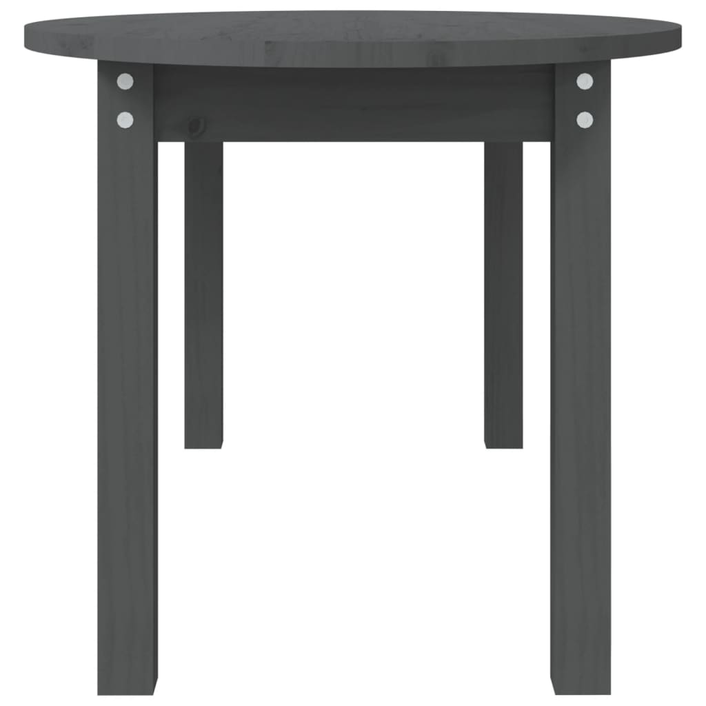 Table basse Gris 110x55x45 cm Bois massif de pin - XIOS