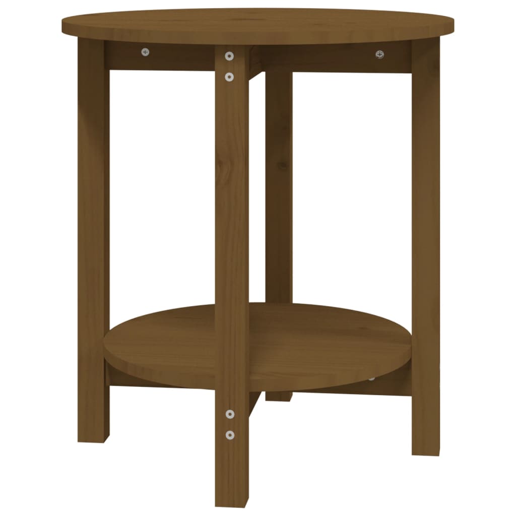 Table basse Marron miel Ø 55x60 cm Bois massif de pin Tables basses vidaXL