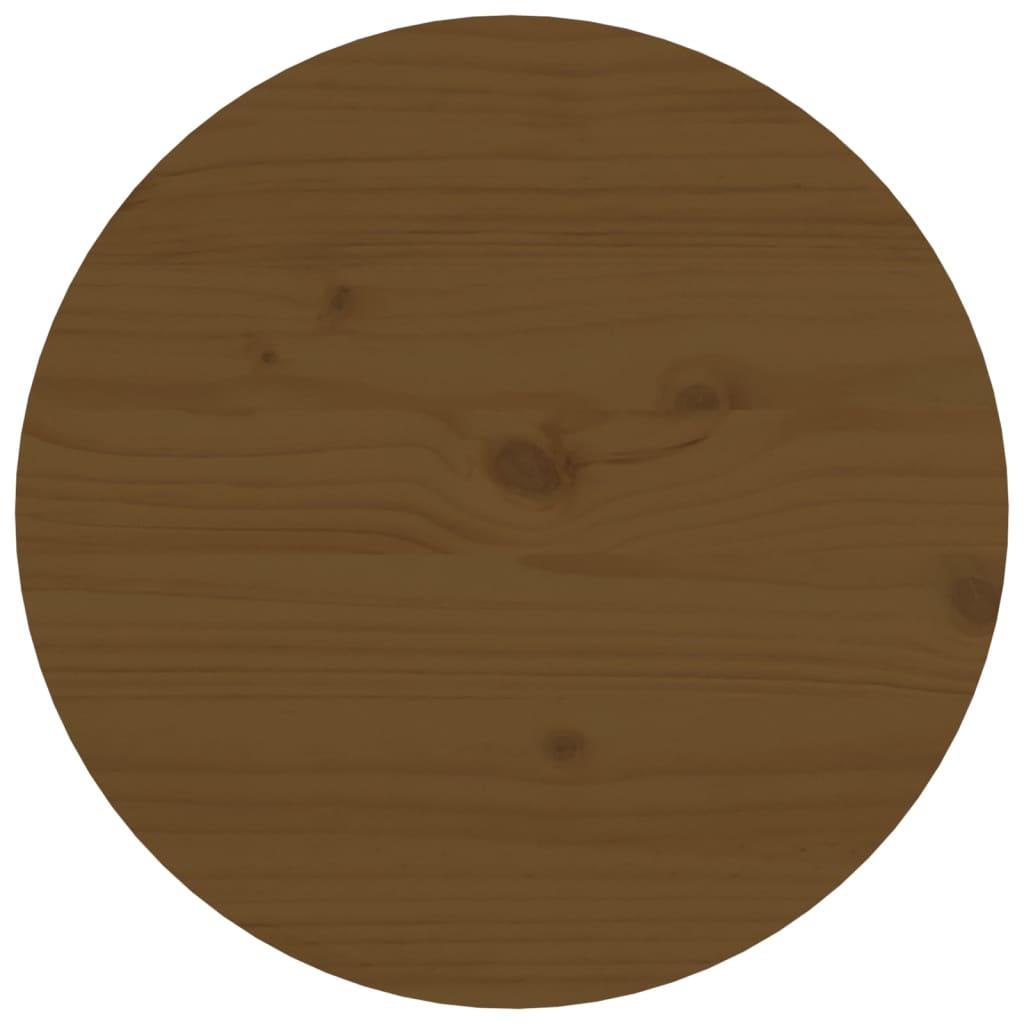Table basse Marron miel Ø 55x60 cm Bois massif de pin Tables basses vidaXL