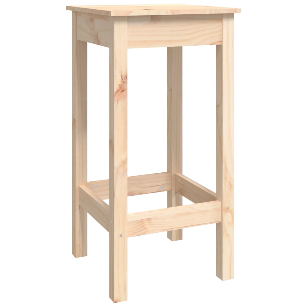 Ensemble de bar 7 pcs Bois de pin massif - XIOS