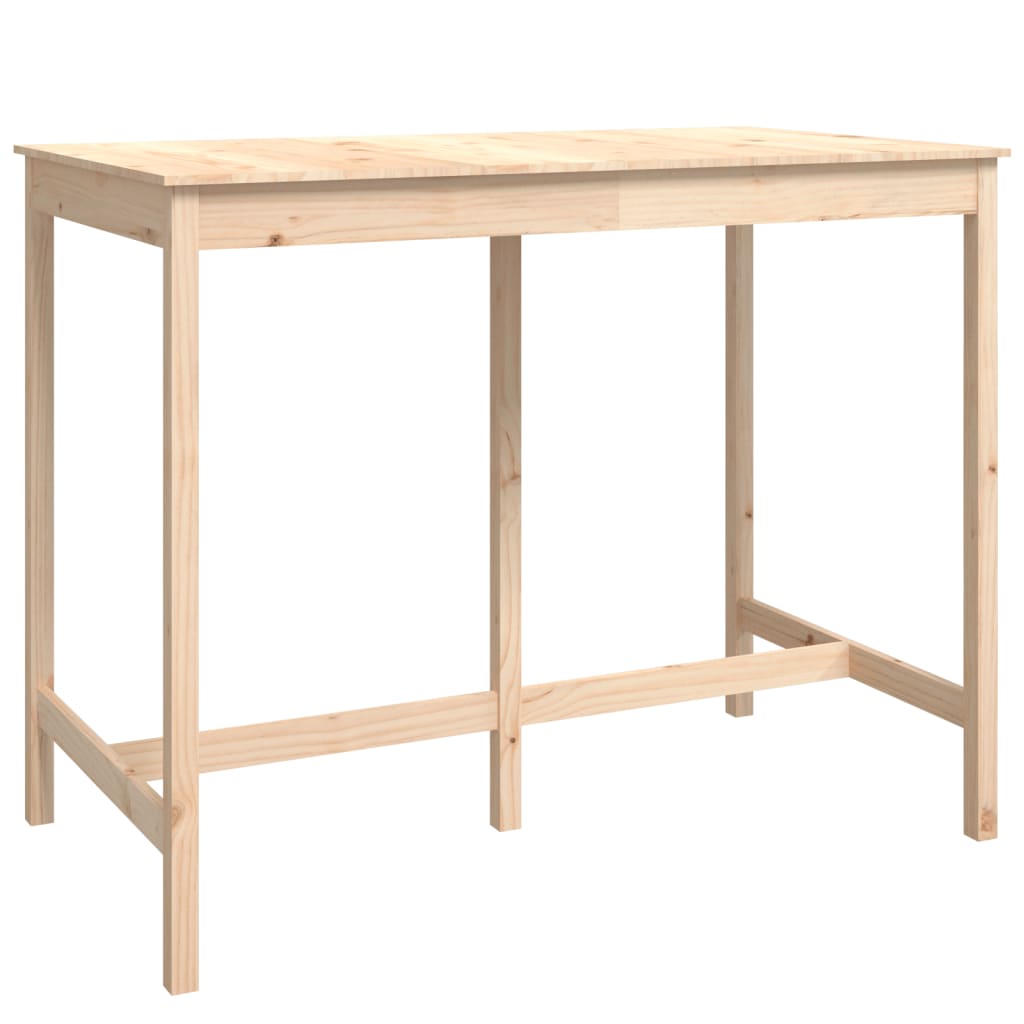 Ensemble de bar 7 pcs Bois de pin massif - XIOS