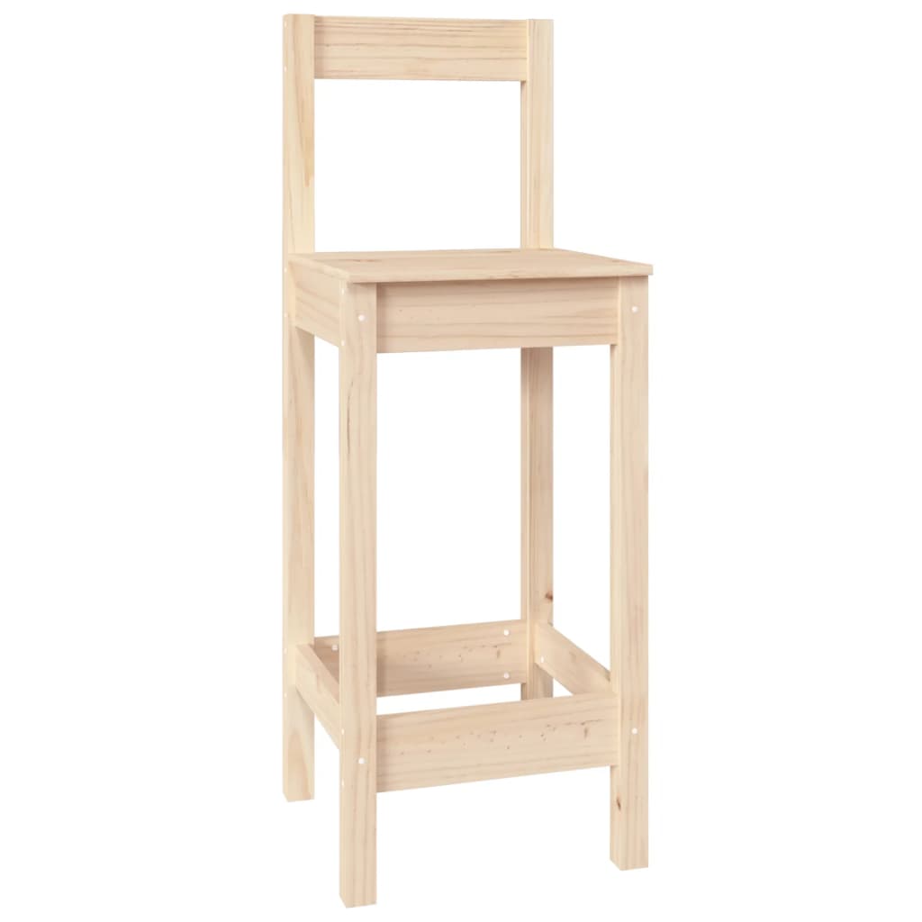 Ensemble de bar 7 pcs Bois de pin massif - XIOS
